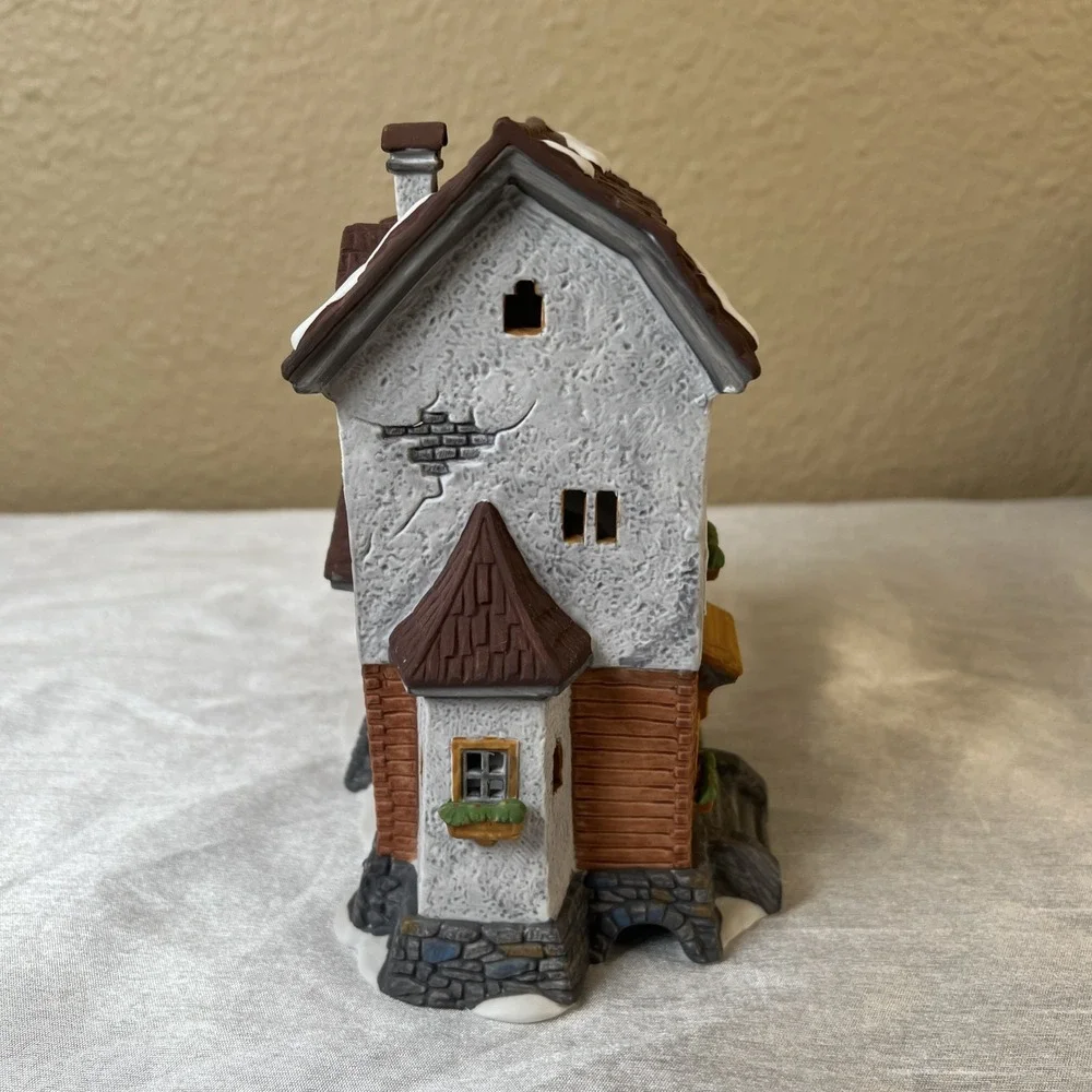 Vtg 1988 Dept 56 Alpine Village Series Stoder Grist Mill #5953 Heritage Village